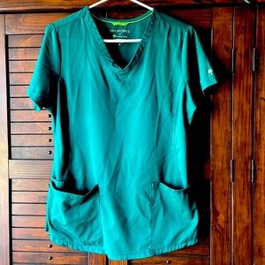 Medium Healing Hands Green Scrubs - women